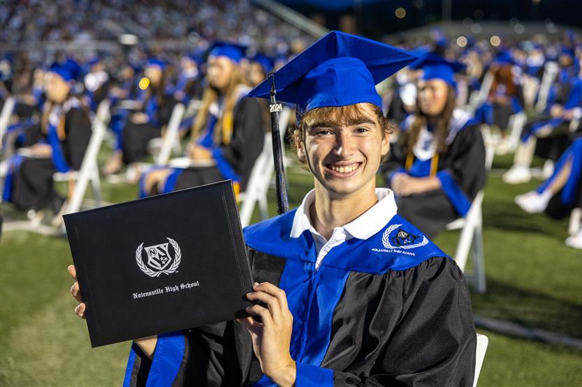 Students celebrate graduating